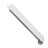 Ogee Replacement Fascia Corner Ext 300mm White