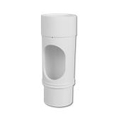 Round Downpipe Access Pipe White