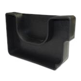 Twinplas Gutter End Cap Right Hand Black