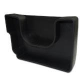 Twinplas Gutter End Cap Left Hand Black