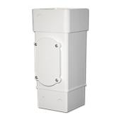 Square Downpipe Access Pipe White