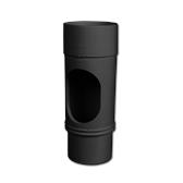 Round Downpipe Access Pipe Black