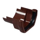 Square/Cast Iron Round Gutter Adaptor Brown