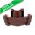 Ogee Gutter Angle Fabricated Brown
