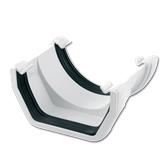 Square/Round Gutter Adptr White