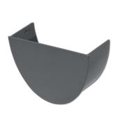 Hi-Cap Gutter Stop End Int Grey