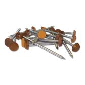 Plastic Headed Pins and Nails Oak