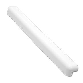 Bullnose Replacement Fascia Corner Ext 500mm White