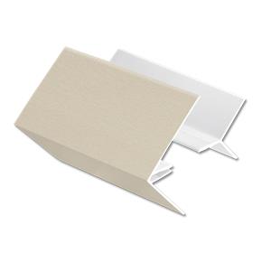 Cladding 2-Part Corner Trim Ext Cream