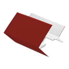 Cladding 2-Part Corner Trim Ext Wine Red