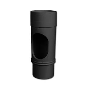 Round Downpipe Access Pipe Black