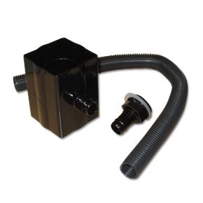 Square/Round Downpipe Rainwater Diverter Black