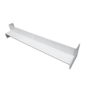 Square Fascia Corner Int D/Ended 500mm White